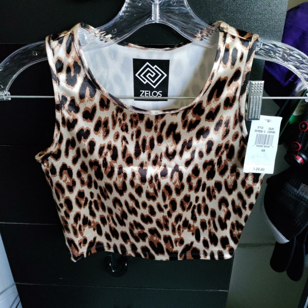 Zelos cropped tank top